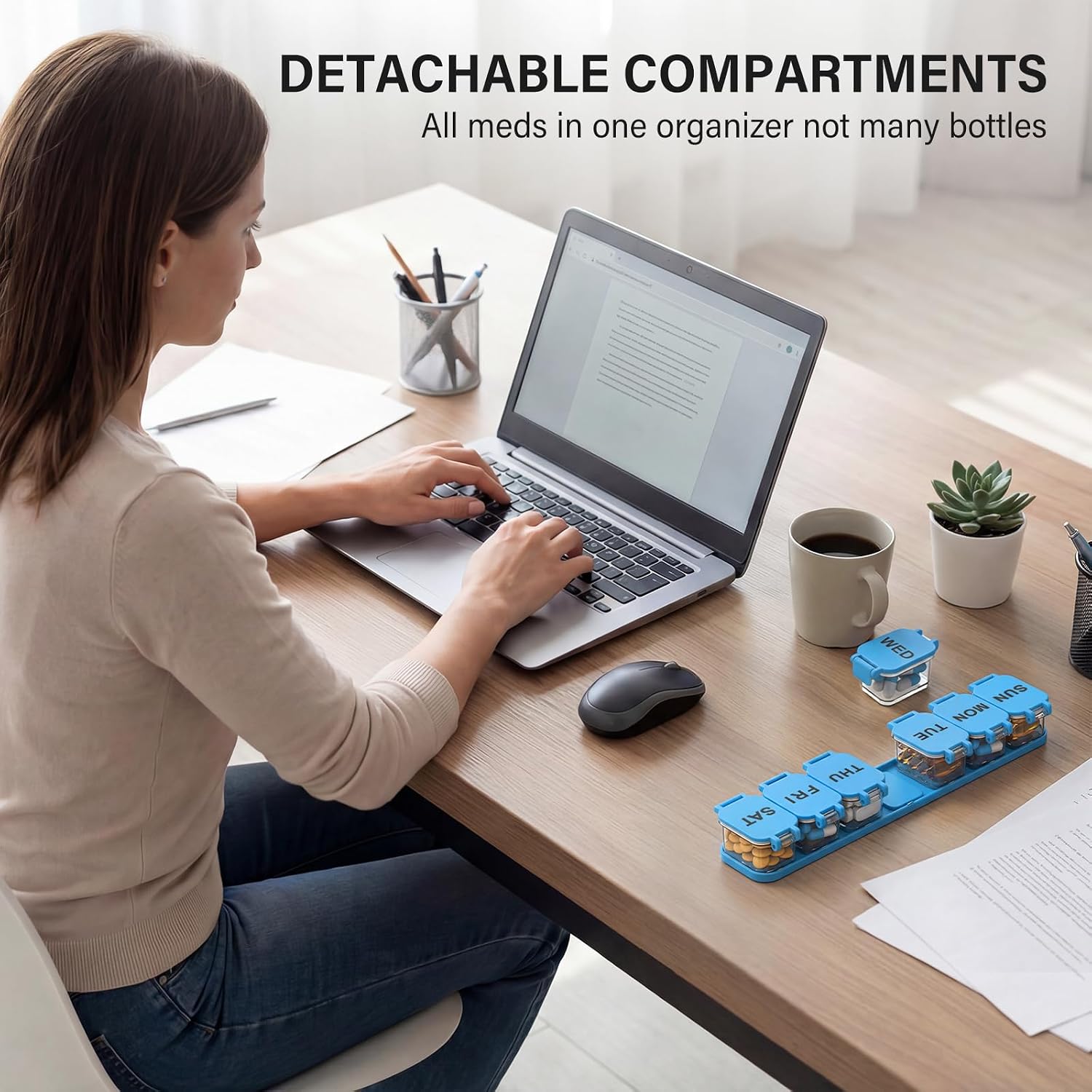 Extra Large Weekly Pill Organizer - Image 2